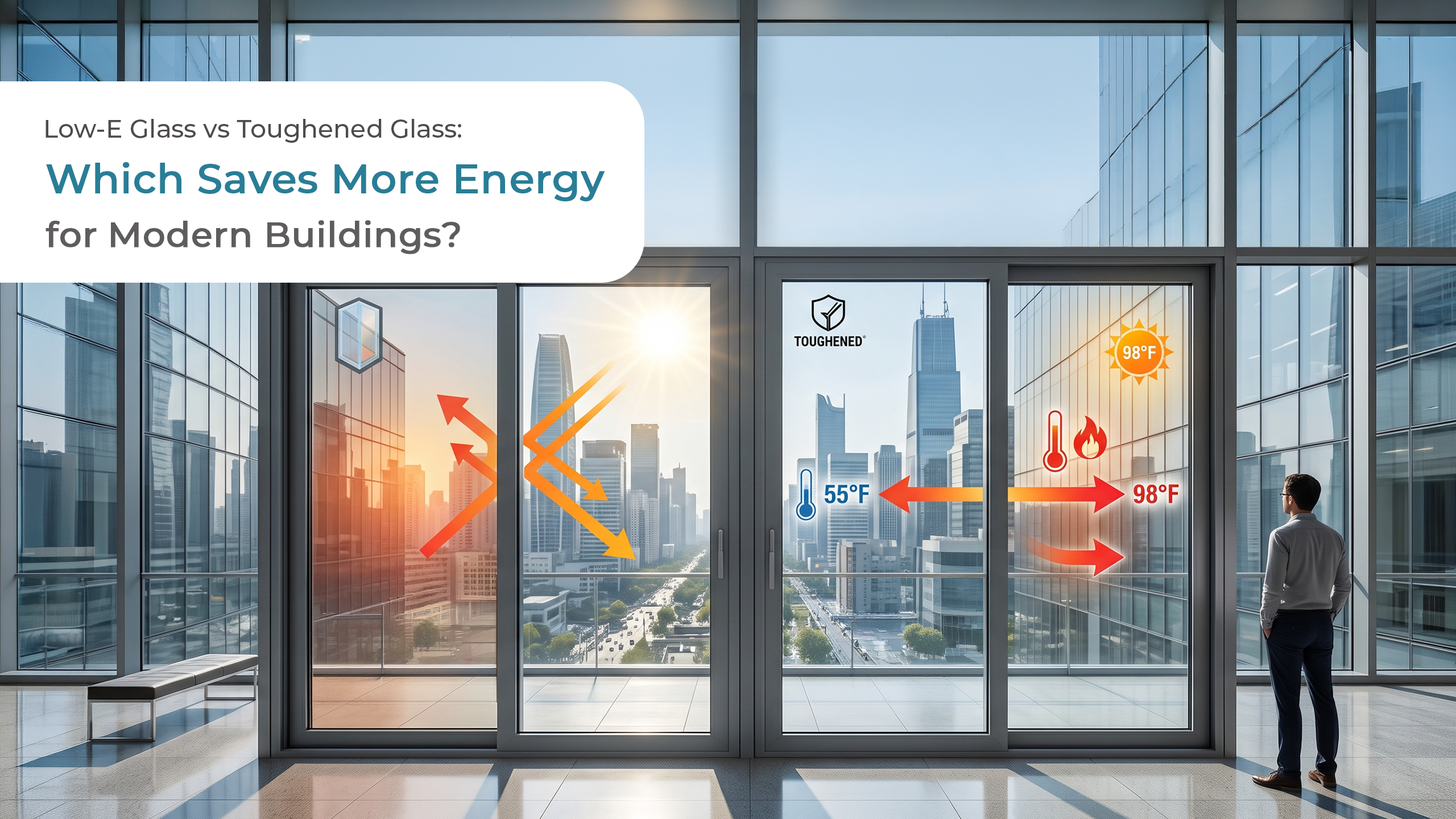 Low-E Glass vs Toughened Glass: Which Saves More Energy for Modern Buildings?